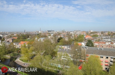 Panorama vanaf DUWO flat Rijn en Schiekade